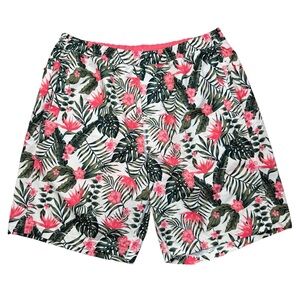 BirdDogs Boom for your Boomstick $95 Tropical Floral Mens Swim Shorts Trunks 2XL